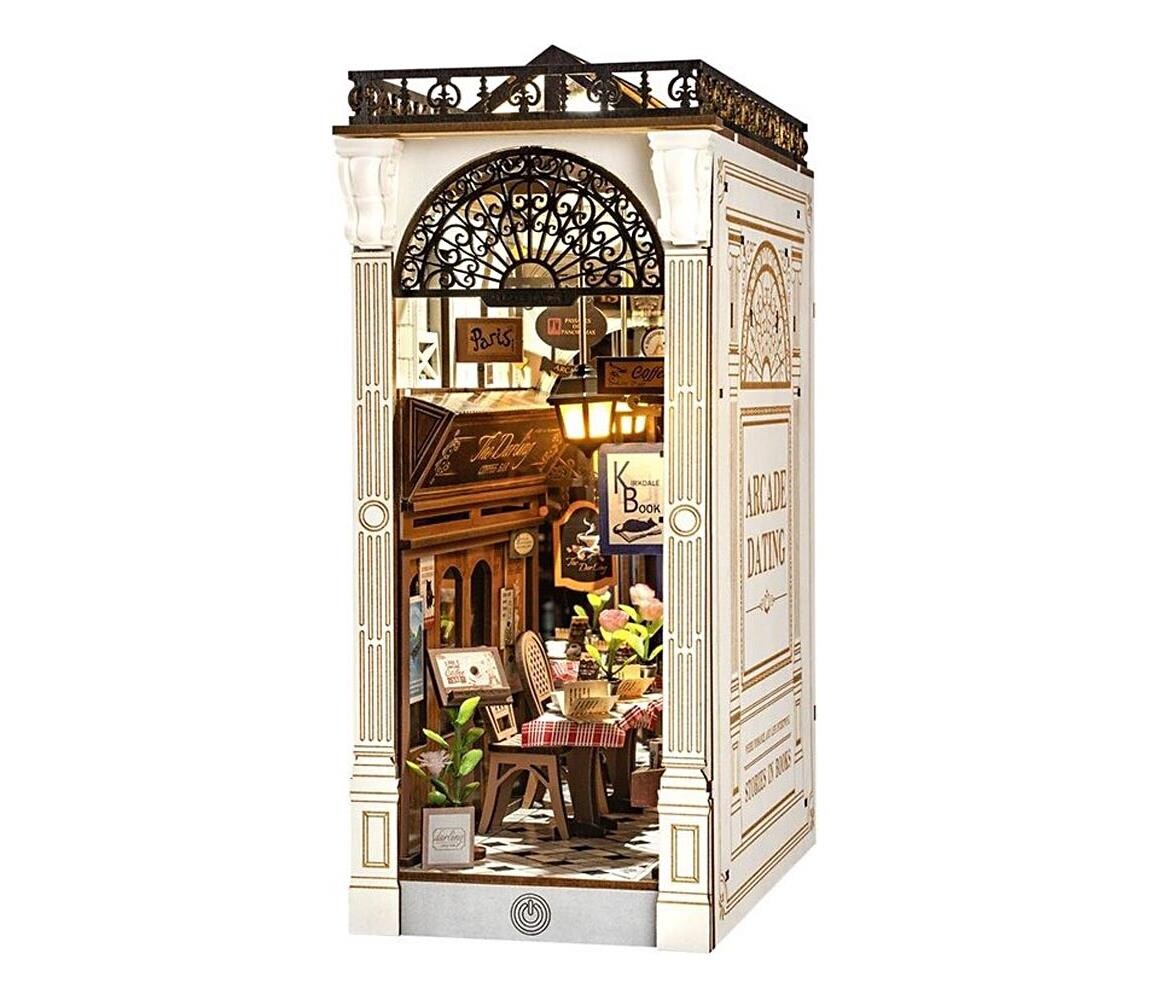 RoboTime RoboTime - 3D skládačka LED Zarážka na knihy Setkání v pasáži s knihami 2xAAA