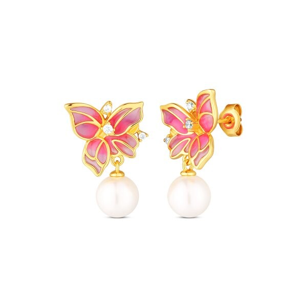 Náušnice s perlou 635-508-00149A-0000