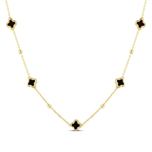 Náhrdelník s imitací kamene / keramika 278-578-000031 5.65g