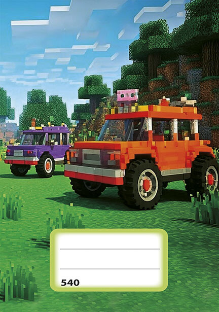 Sešit (540) A5 nelinkovaný, 40l, Auta