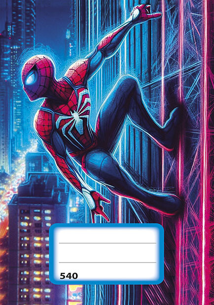 Sešit (540) A5 nelinkovaný, 40l, Superhrdina