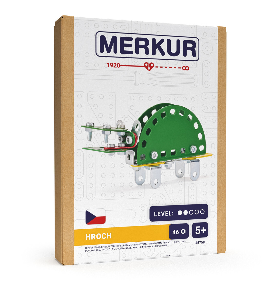 Merkur mini ZOO - hroch - 46 ks