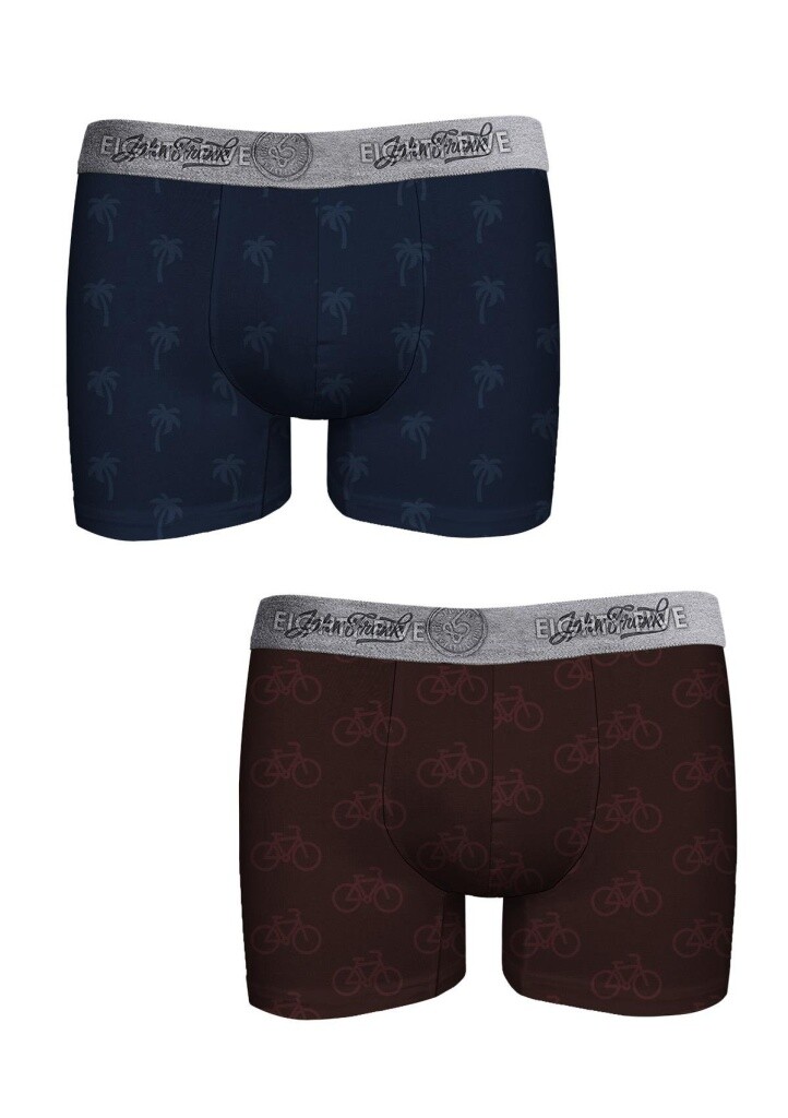 Pánské boxerky John Frank JF2BEF44 2pack
