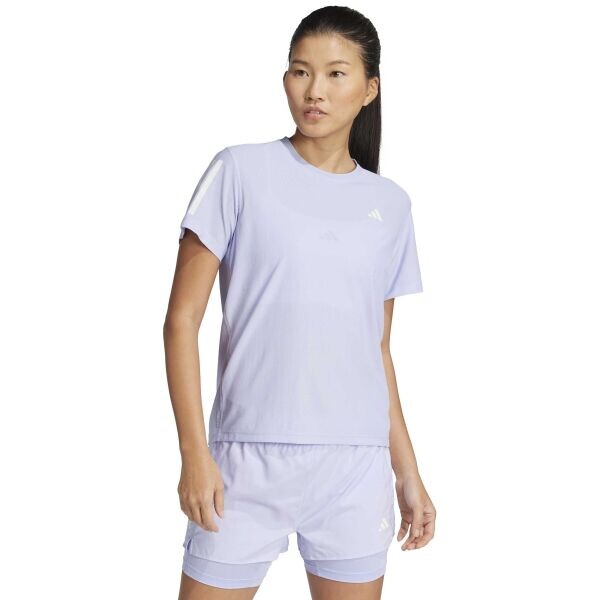 adidas OWN THE RUN B TEE Dámské tričko, fialová, velikost