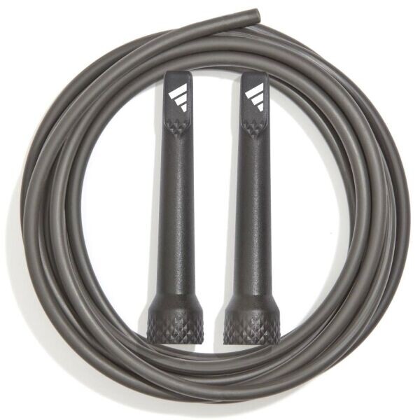 adidas ESSENTIAL SKIPPING ROPE Švihadlo, tmavě šedá, velikost