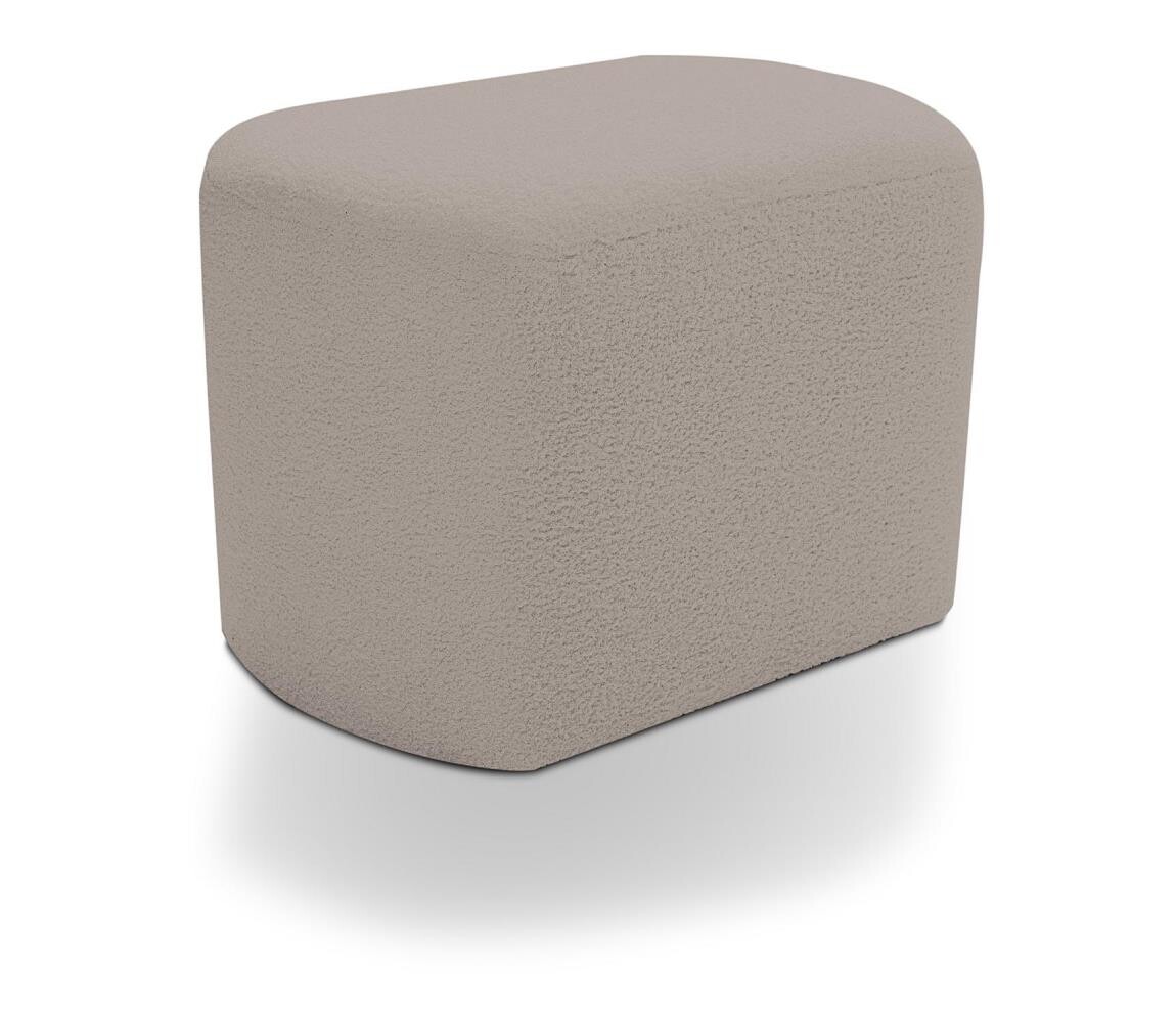 Designový taburet ESTRELA 43x63 cm béžová