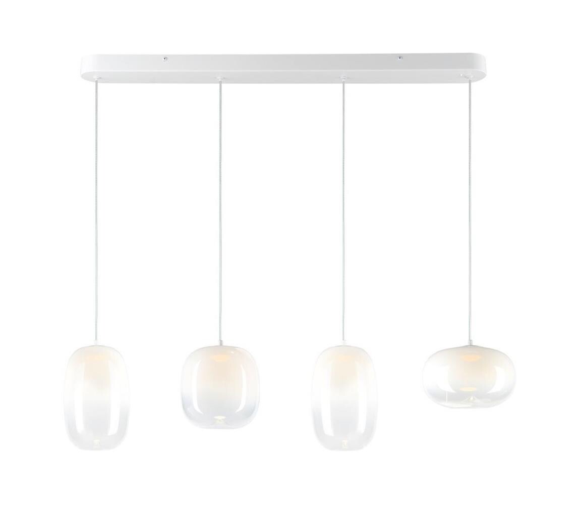 LED Lustr na lanku VASO LED/15W/230V bílá