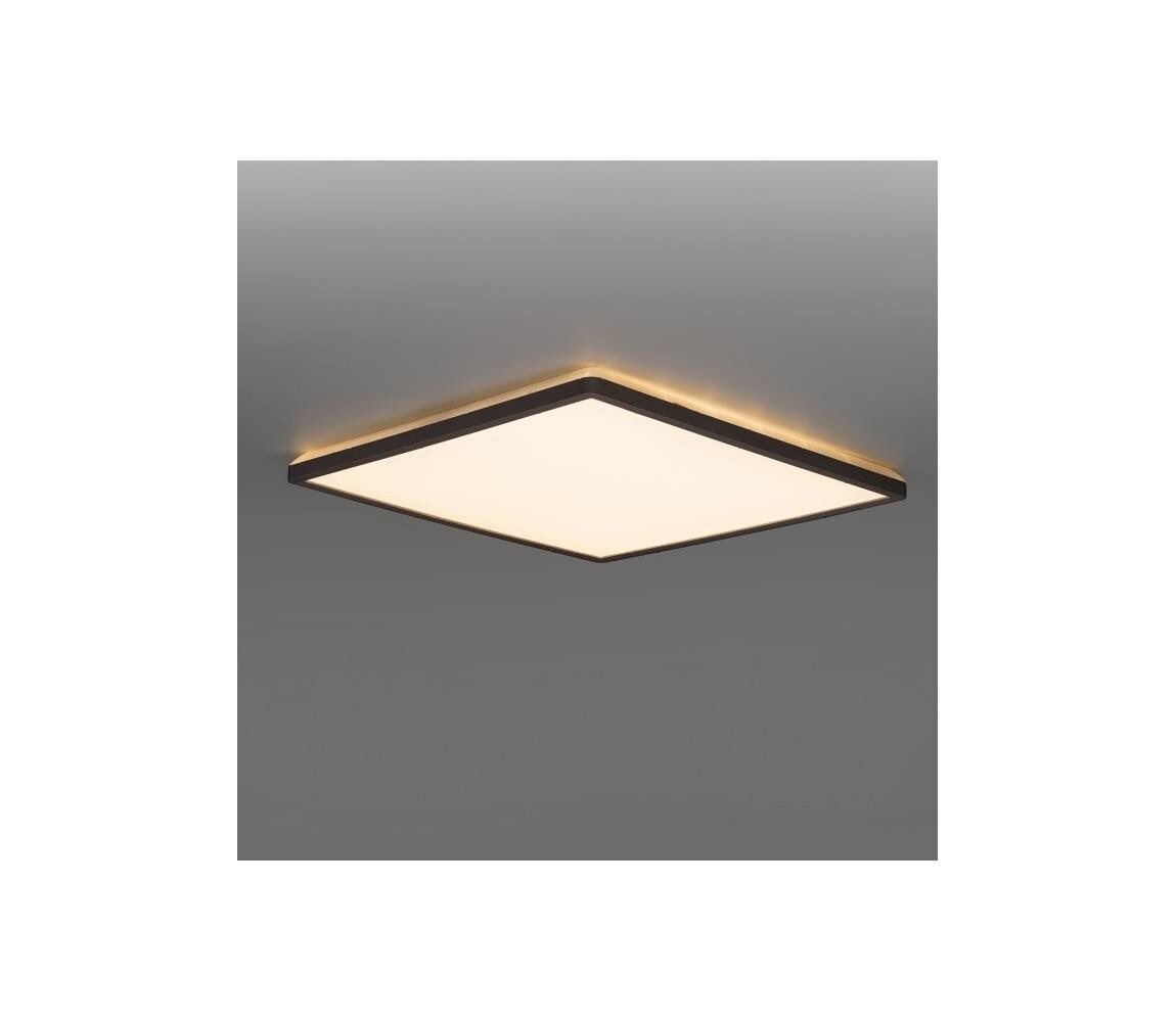 LED Koupelnové stropní svítidlo NIVERA LED/18W/230V IP54 30x30 cm černá