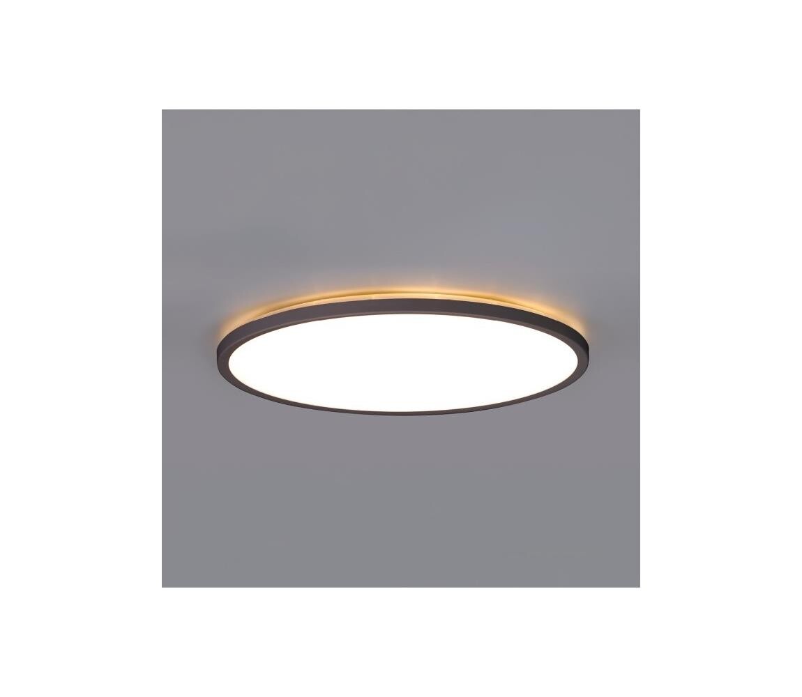 LED Koup. svítidlo se senzorem NIVERA LED/12W/230V IP54 pr. 22,5 cm černá + DO