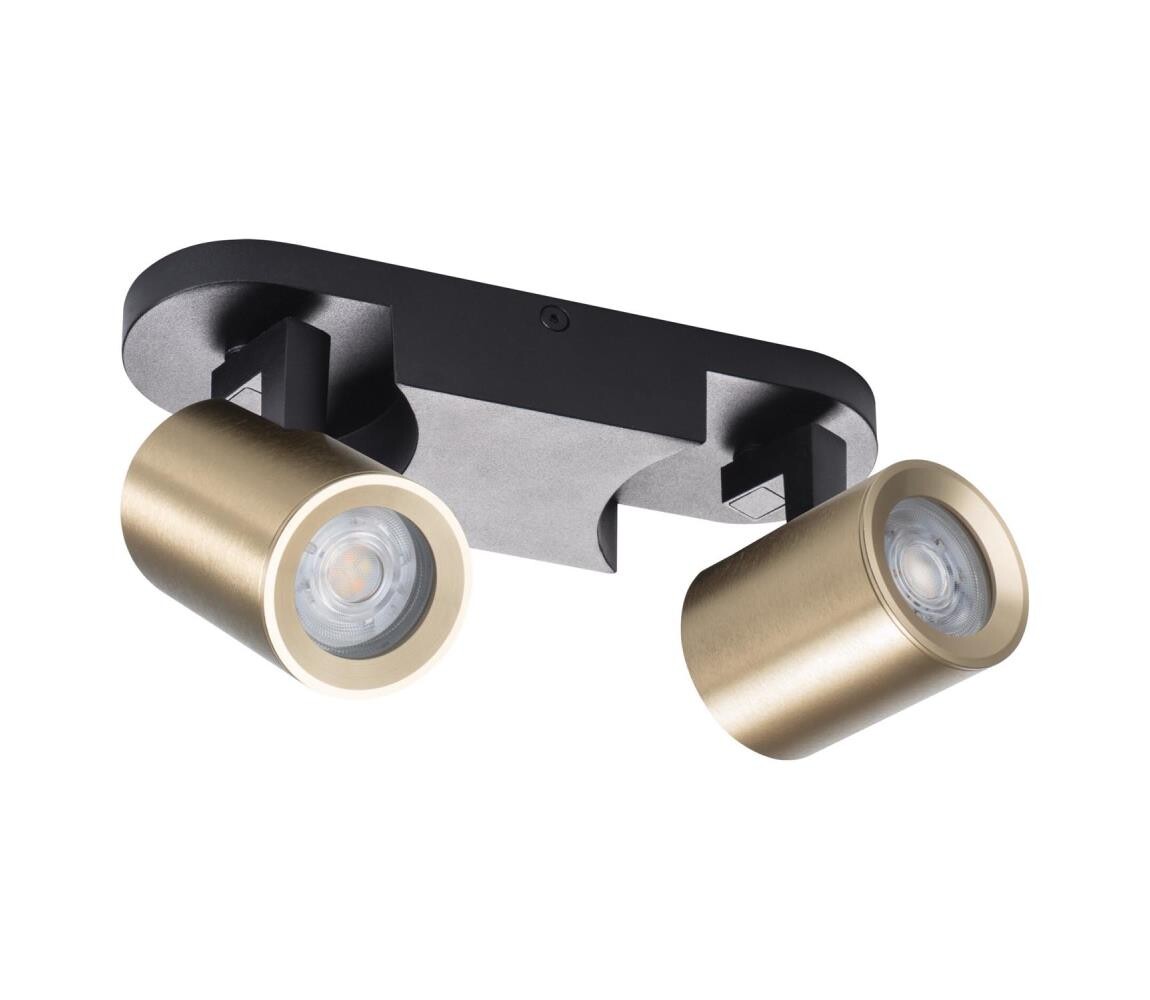 38961 - Bodové svítidlo LAURIN 2xGU10/10W/230V mosaz/černá