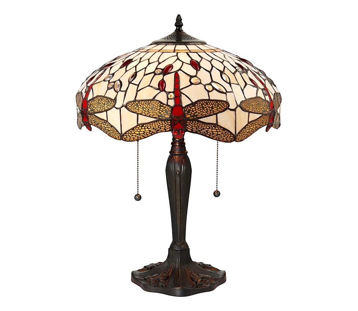 Endon Endon 64085 - Stolní lampa DRAGONFLY 2xE27/60W/230V pr. 41 cm