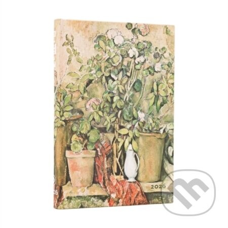 Paperblanks - týždenný diár Cezanne's Terracotta Pots and Flowers 2026 - Paperblanks