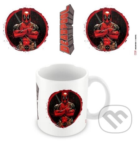 Keramický hrnček Marvel - Deadpool: Póza v logu - Deadpool