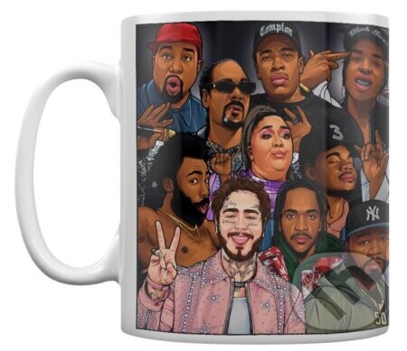 Keramický hrnček Legends - Legendy: Ikony hip hopu