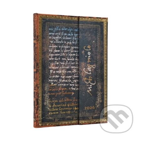 Paperblanks - týždenný diár Michelangelo, Handwriting 2026 - Paperblanks