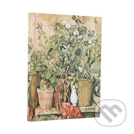 Paperblanks - denný diár Cezanne’s Terracotta Pots and Flowers 2026 - Paperblanks