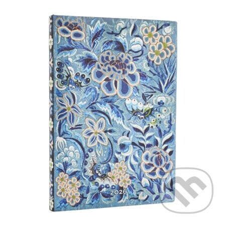 Paperblanks - týždenný diár Blue Willow 2026 - Paperblanks