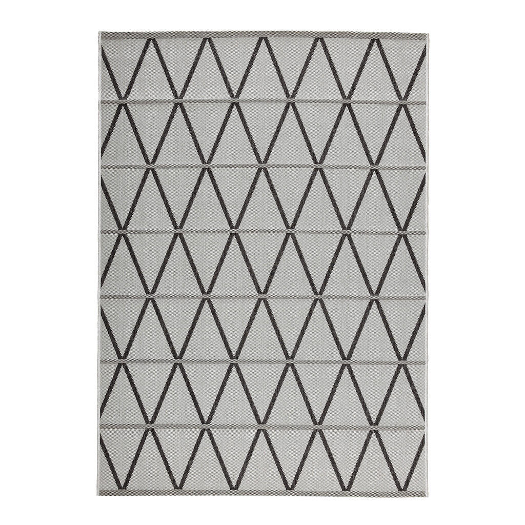 Novel VENKOVNÍ KOBEREC, 80/150 cm, šedá, černá