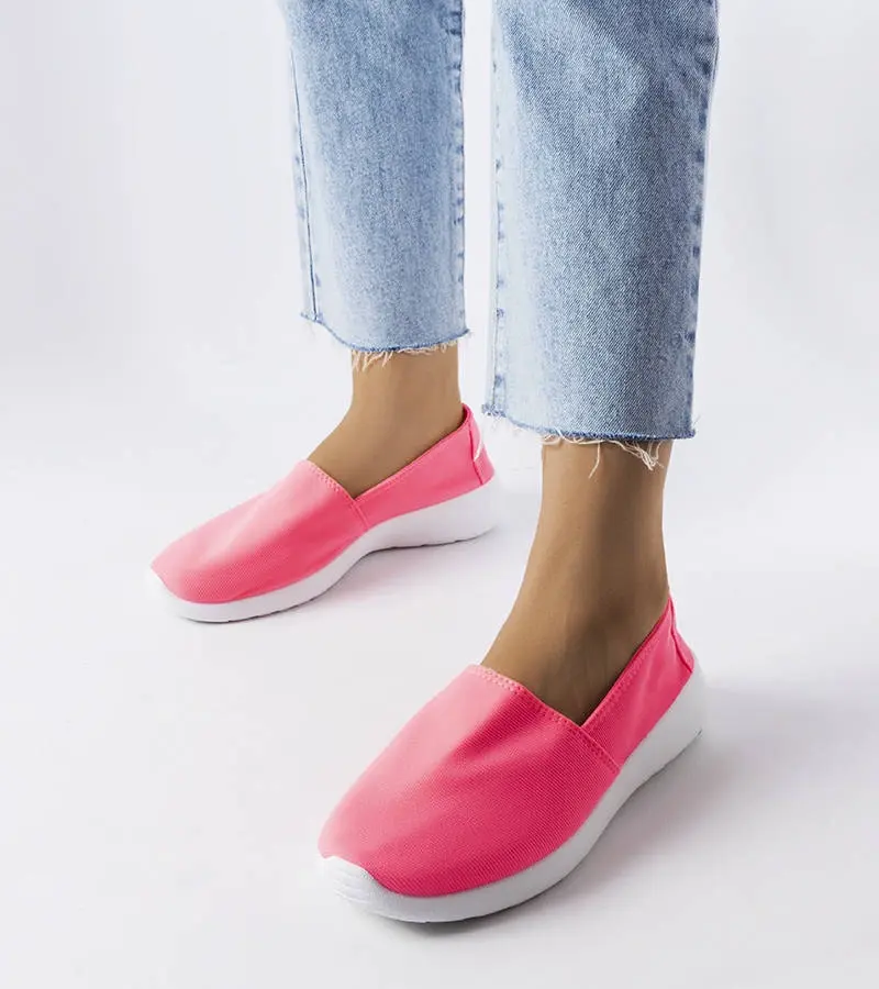 Gemre Pink slip-on sneakers Winding