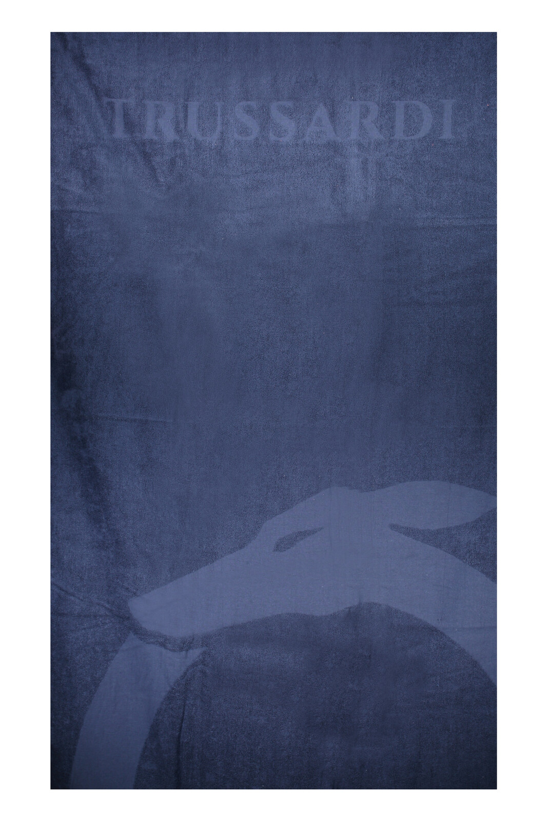 TRUSSARDI JEANS MEN'S BEACH TOWEL BLUE