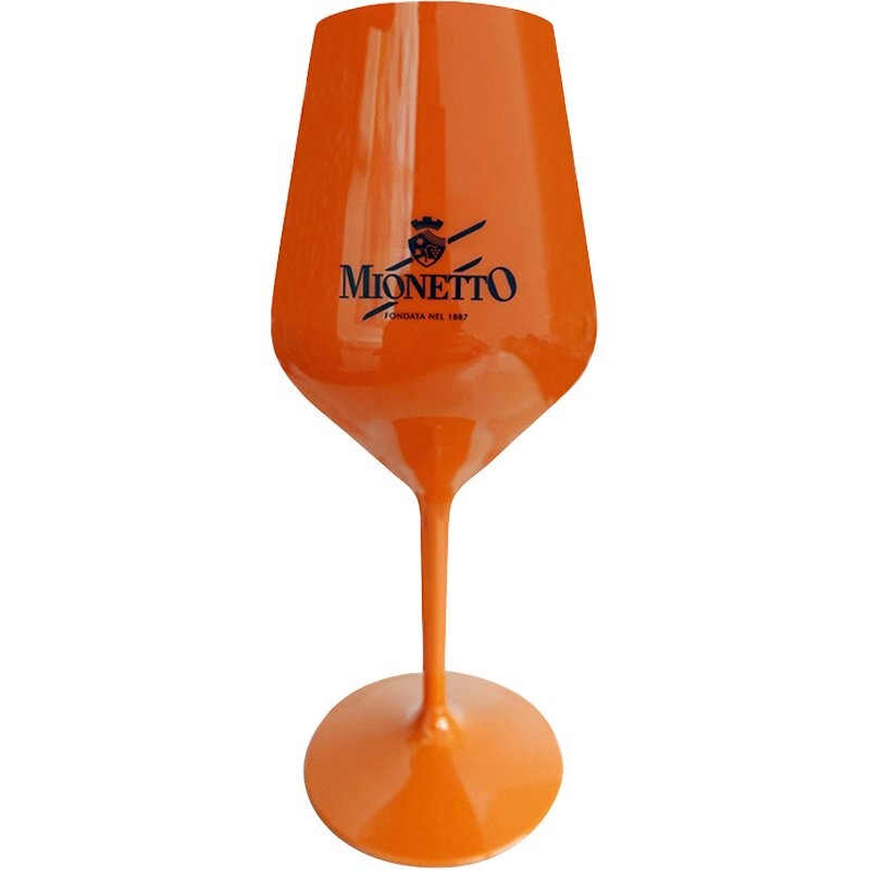 Mionetto plastová sklenička ORANŽOVÁ
