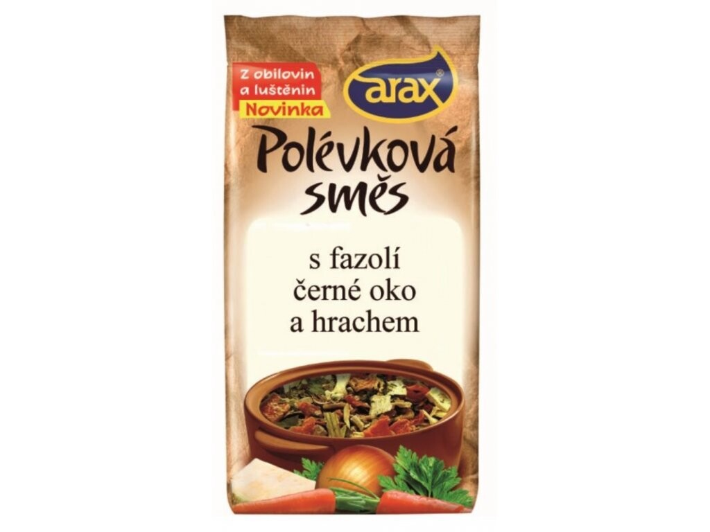 ARAX PS Fazole černé oko a hrách 500 g