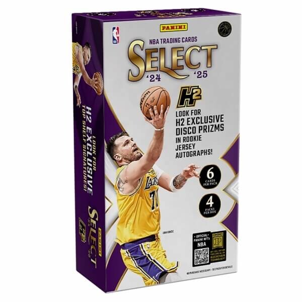 2024-2025 NBA karty Panini Select Basketball Hybrid H2 Box