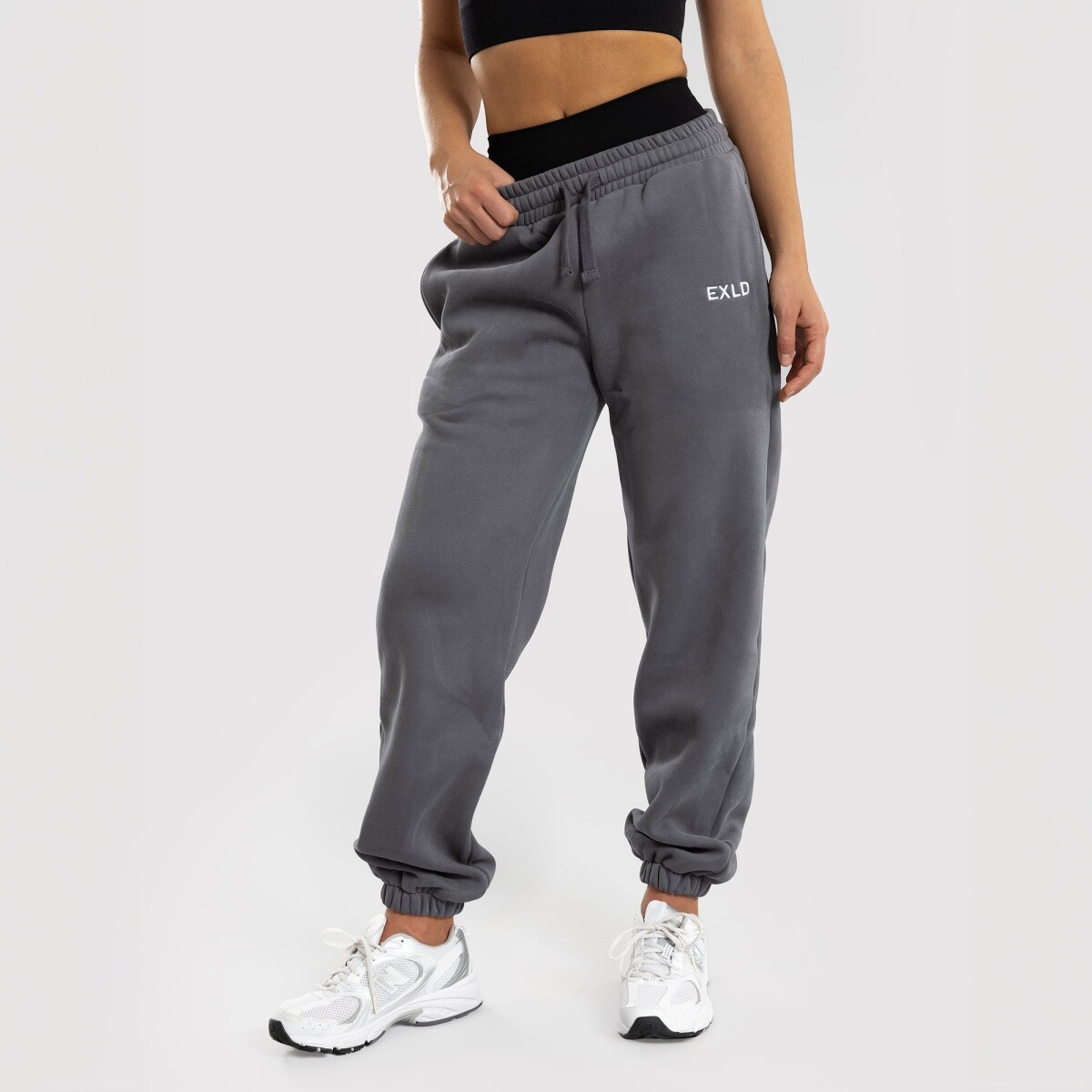 Dámské tepláky exalted comfy-nest™ oversized šedá s