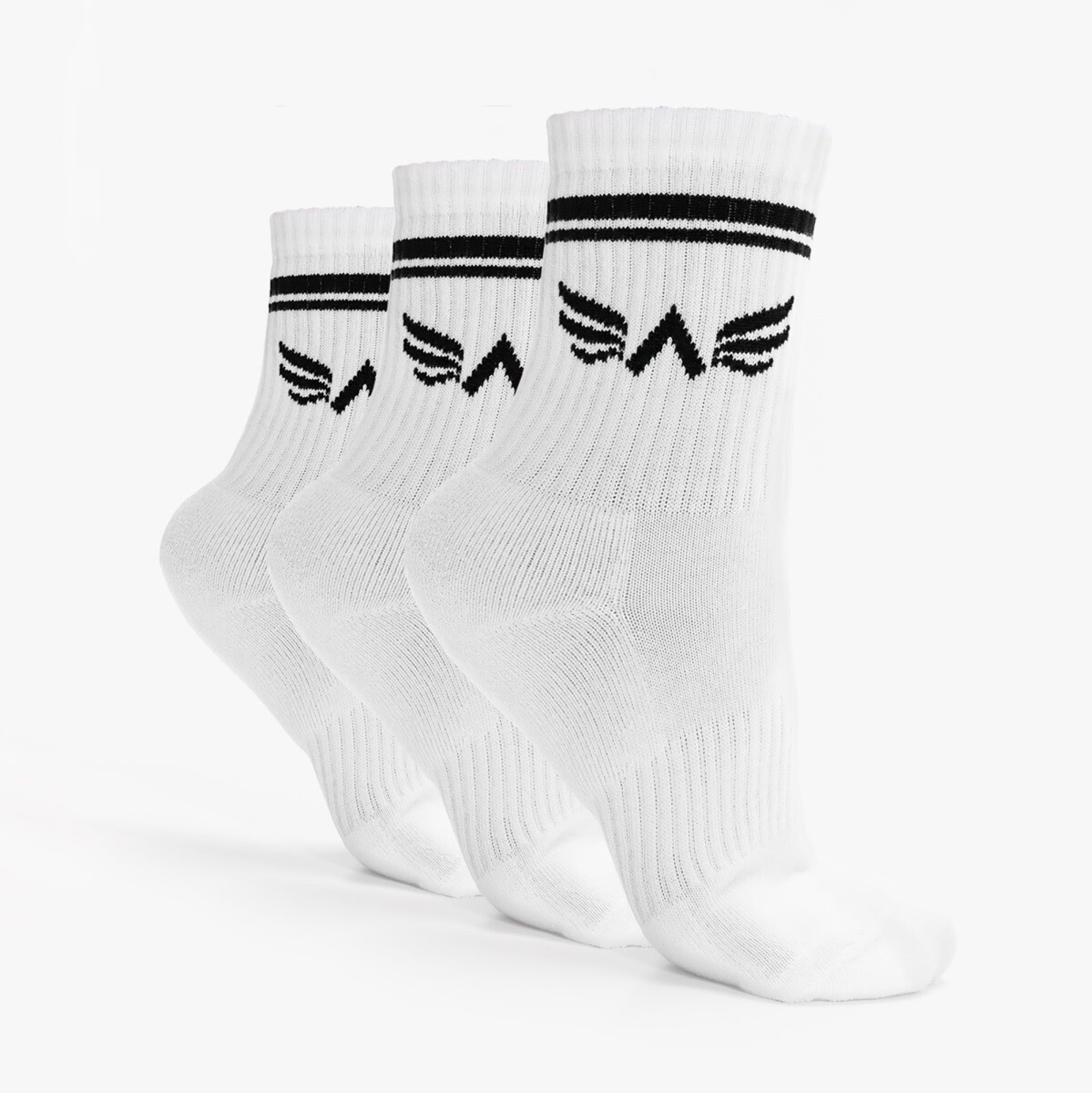 Ponožky exalted motion bílá/černá 38-42