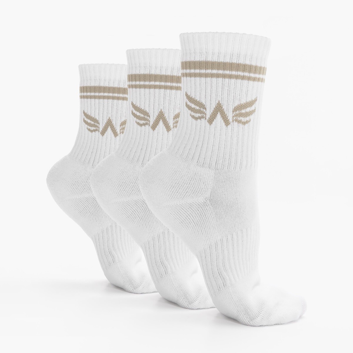 Ponožky exalted motion bílá/béžová 38-42