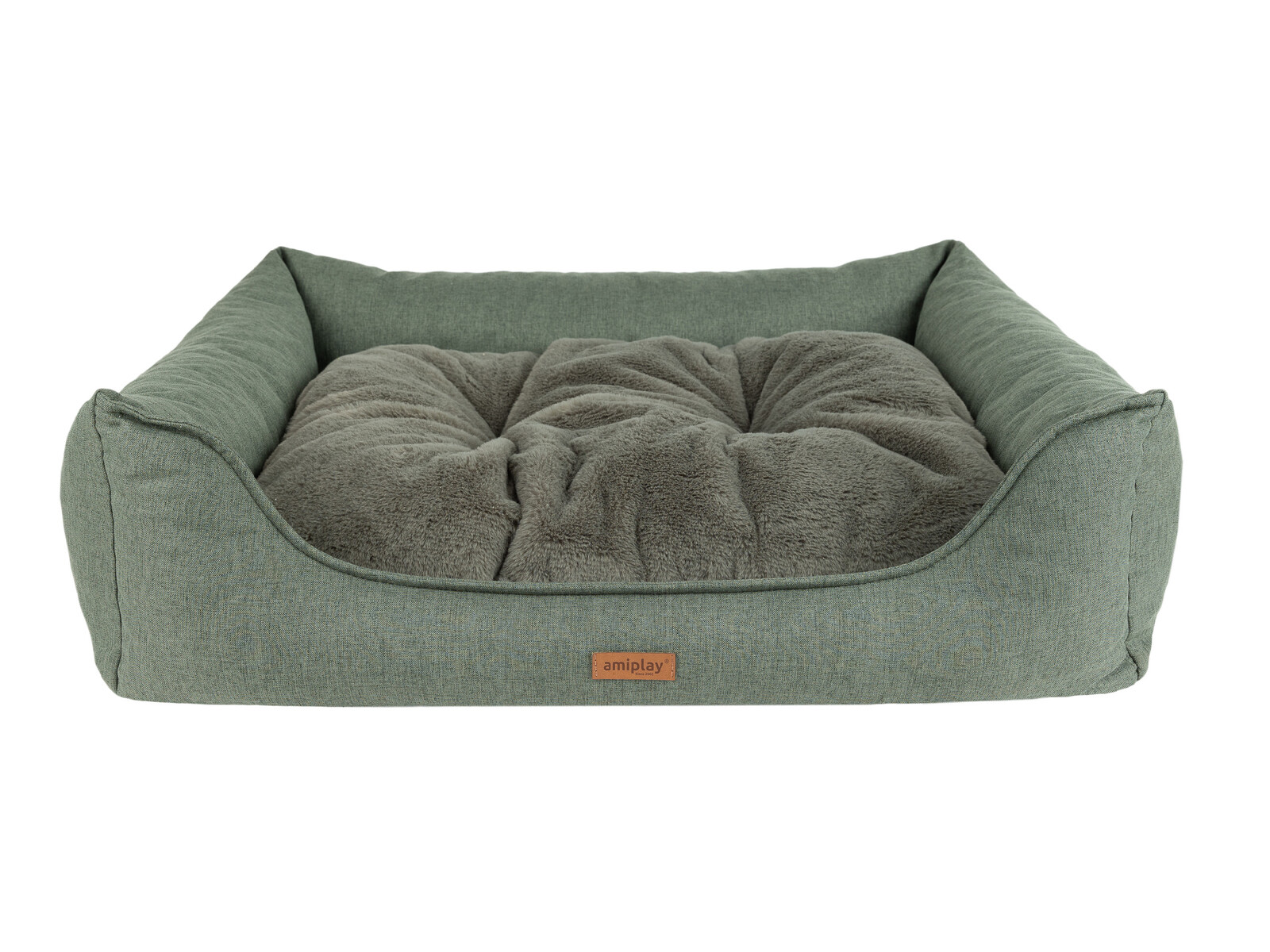 Pelíšek pro psa COME SOFA zelená velikost S, M, L, XL Rozměr: S - 58x46x17 cm