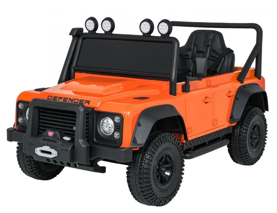 mamido Dětské elektrické autíčko Land Rover Defender 110 SVX Concept oranžové