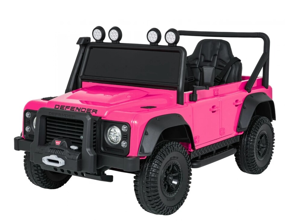 mamido Dětské elektrické autíčko Land Rover Defender 110 SVX Concept růžové
