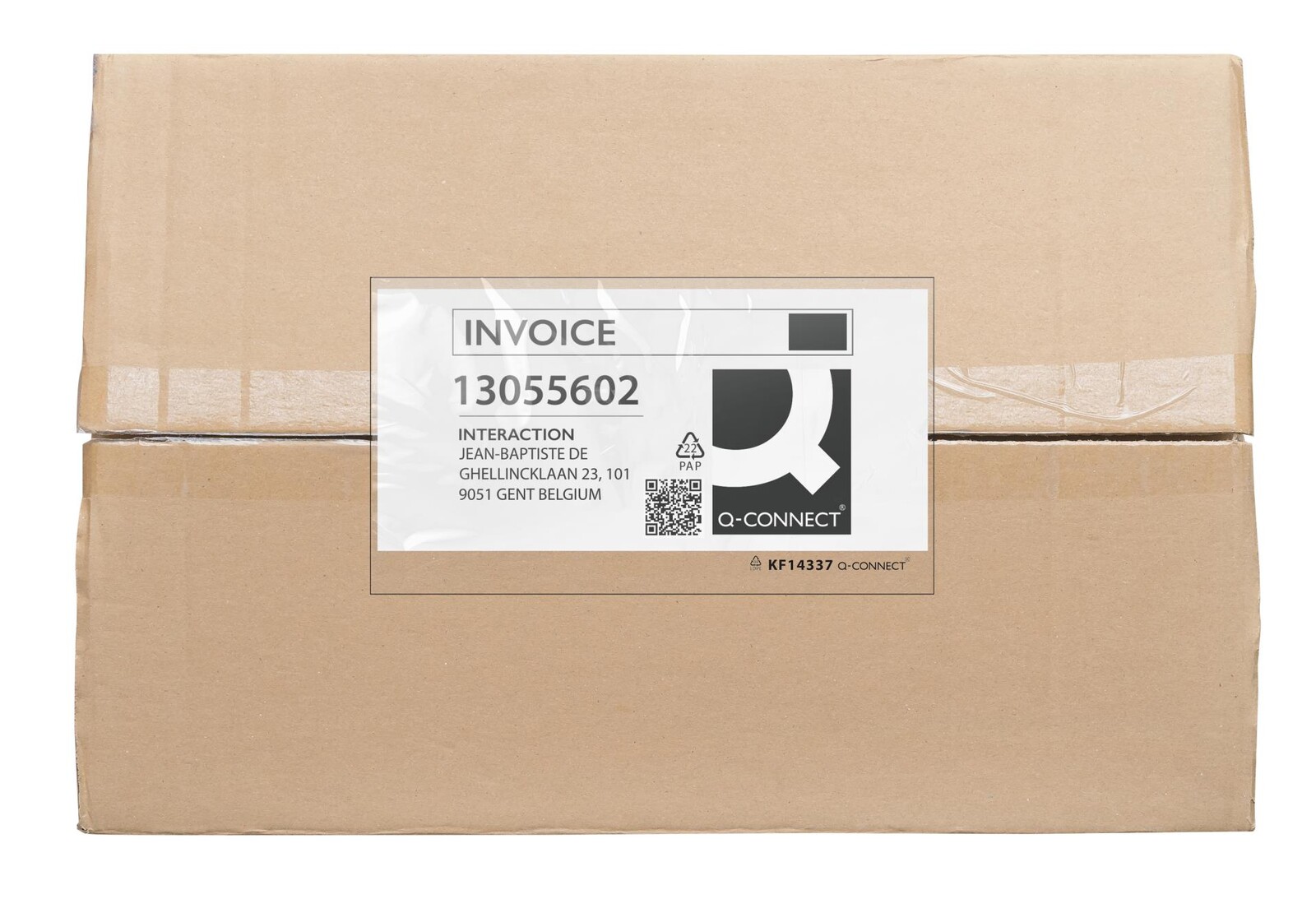 Samolepicí kapsy na zásilky Q-Connect - DL, průhledné, 1000 ks