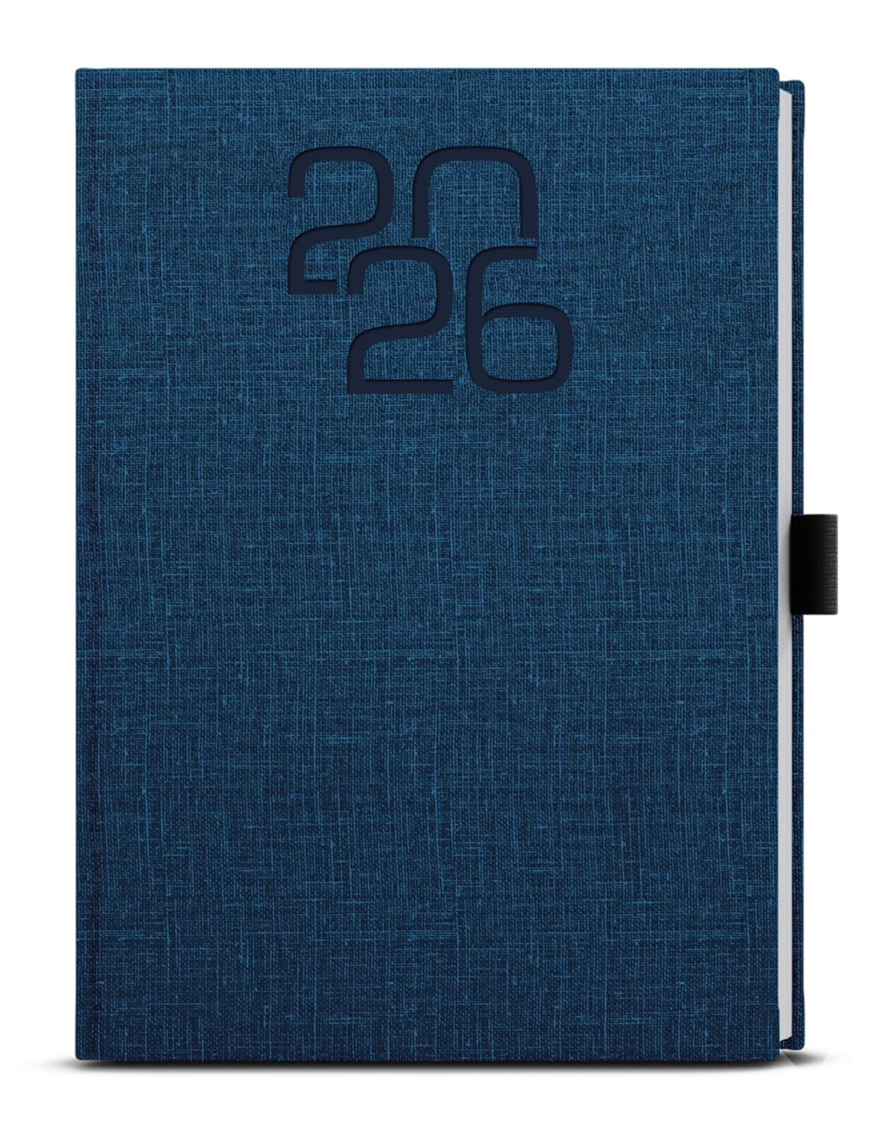 Týdenní diář 2025 Fabric - A5, modrý