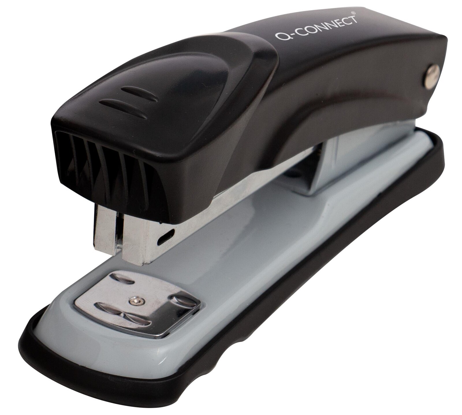 Sešívačka Q-Connect - 20 listů, kovová/plastová, černá