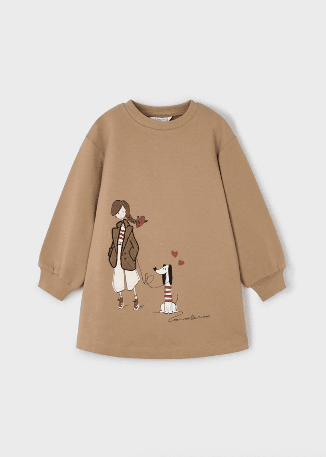 Mayoral dívčí fleecové šaty 4929 - 66 Velikost: 92