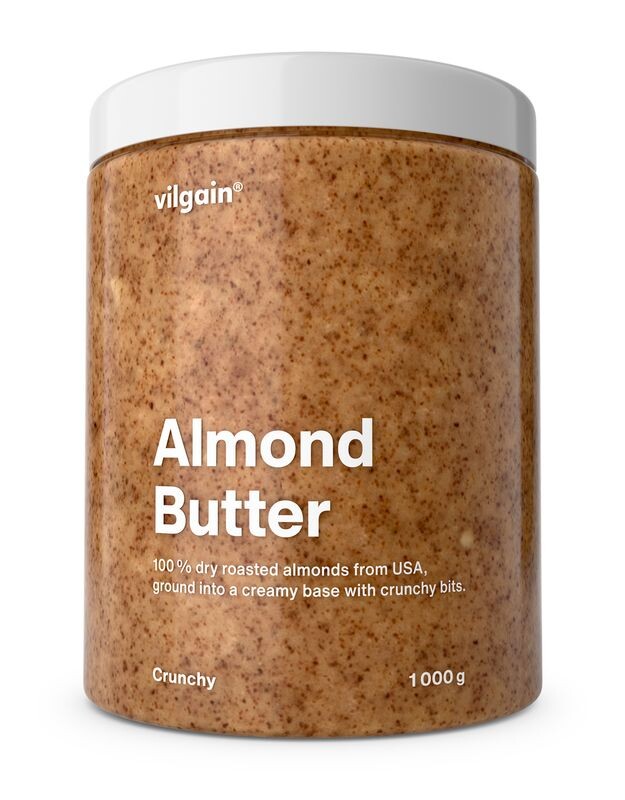 Vilgain Mandlové máslo – křupavé mandle 1 000 g