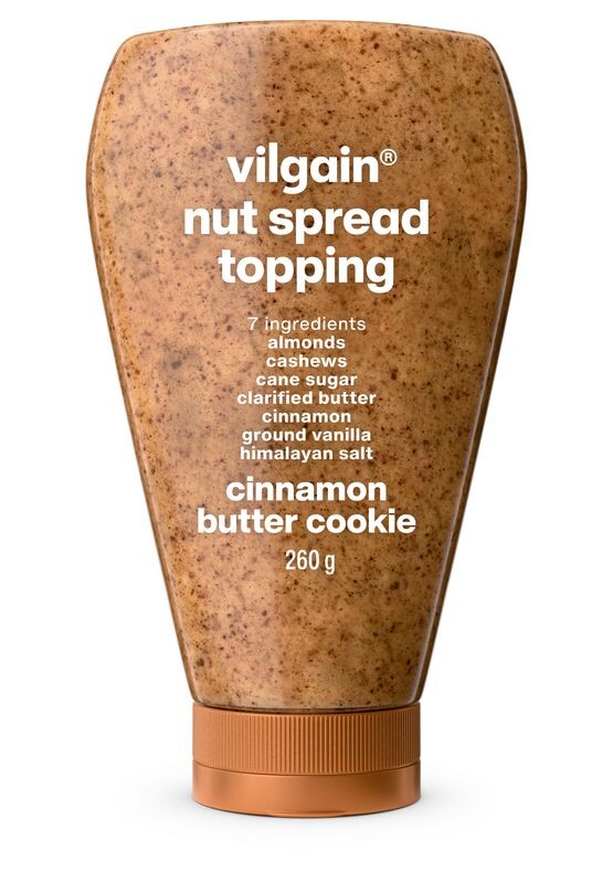 Vilgain Nut Spread Topping – skořicová máslová sušenka 260 g