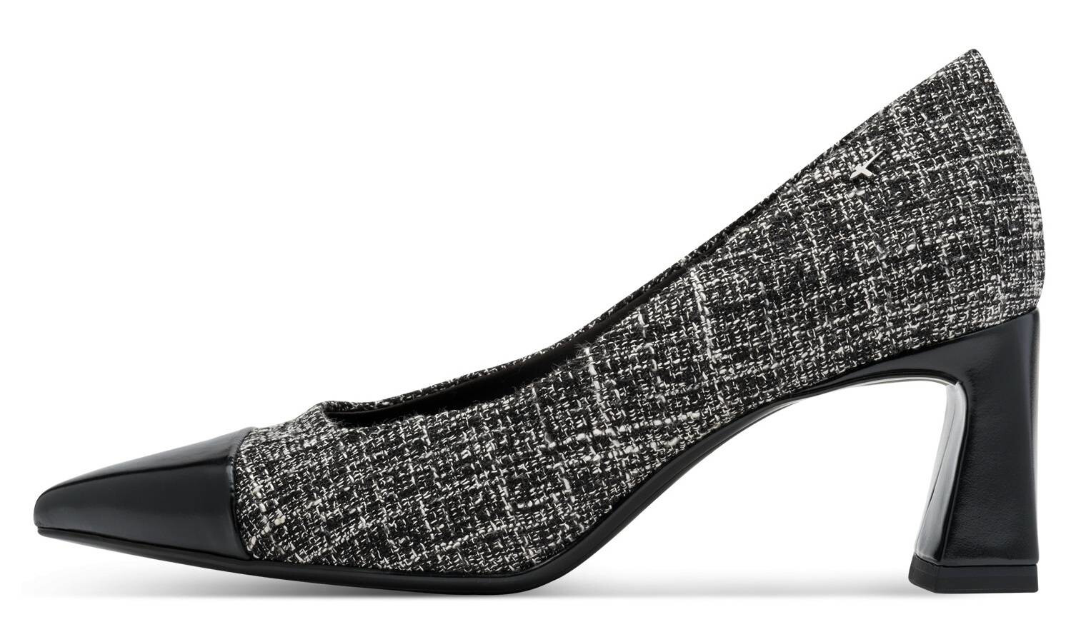 Tamaris 1-22466-45-009 Dámské lodičky černo / bílé 36