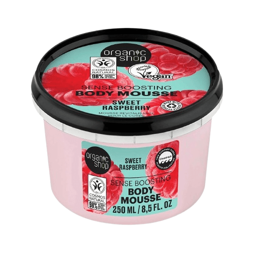ORGANIC SHOP Povzbuzující tělová pěna Sladká malina 250 ml