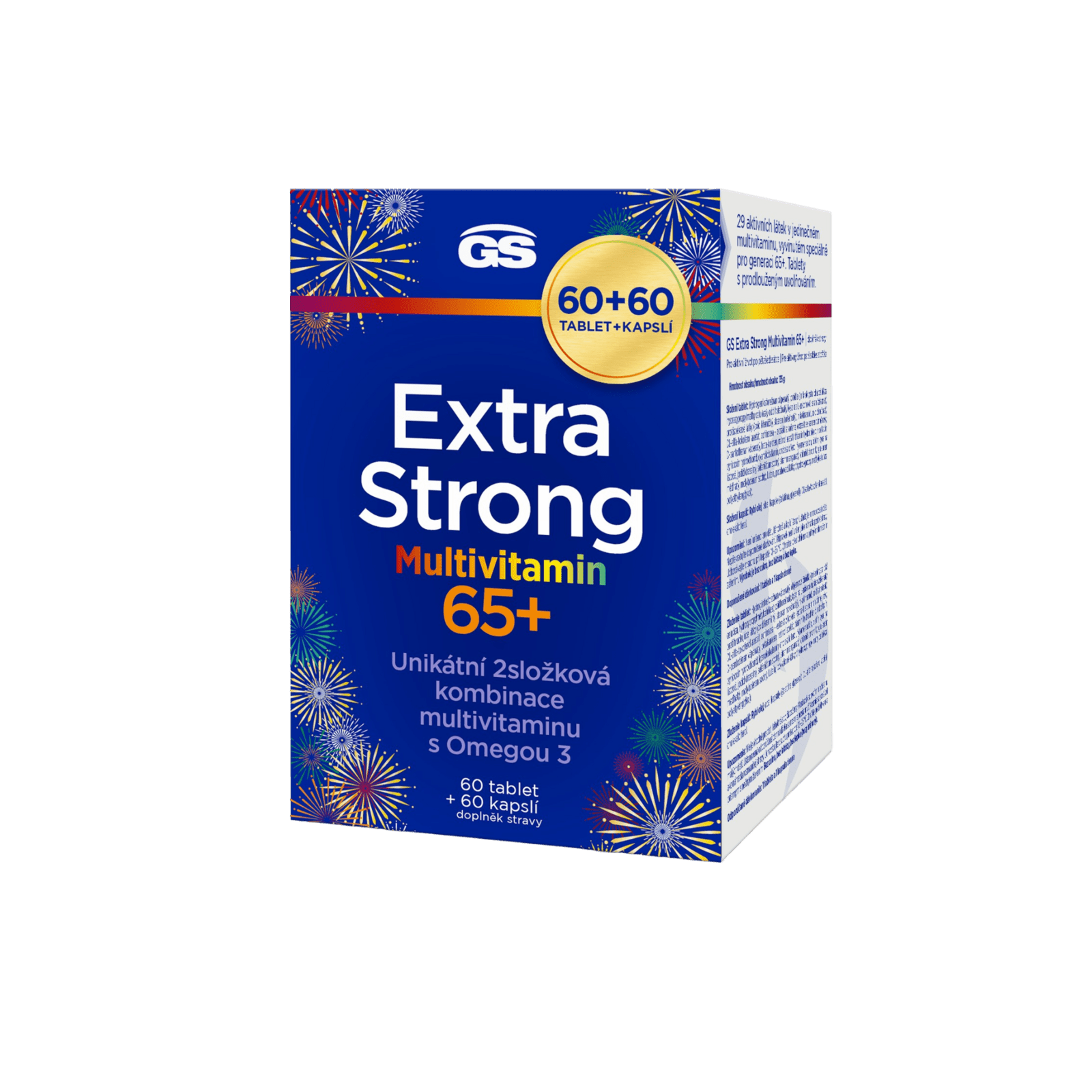 GS Extra Strong Multivitamin 65+, 120 kapslí