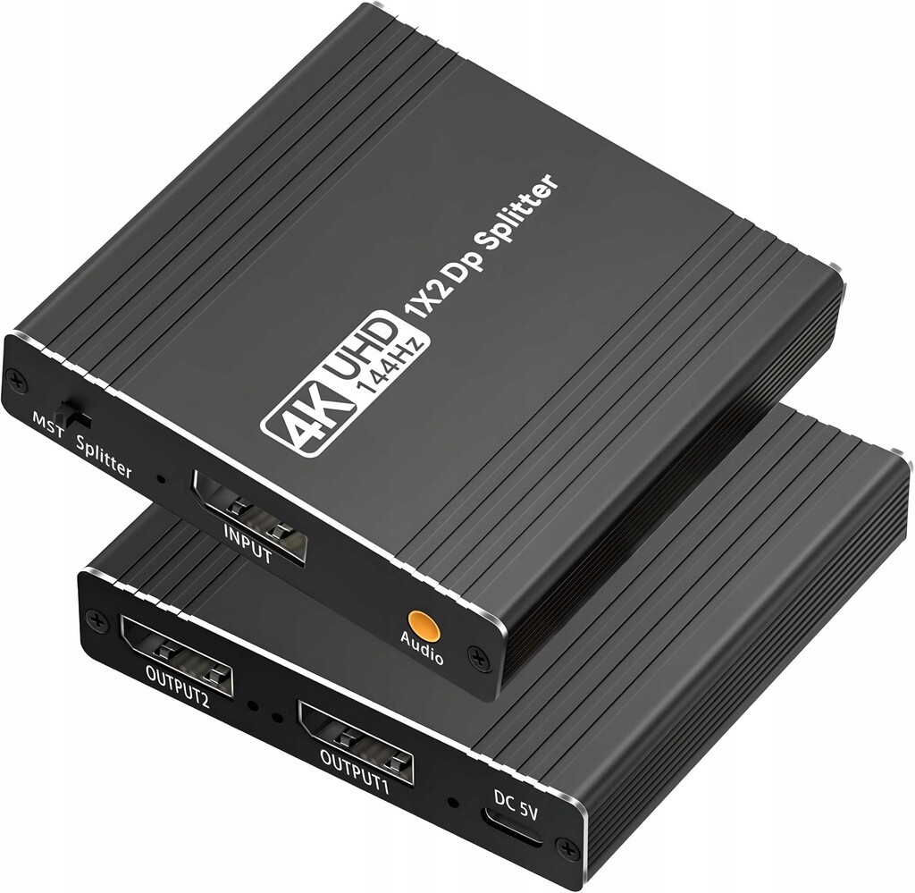 Rozbočovač Displayport 1X2 Rozbočovač 4K 240HZ 144HZ