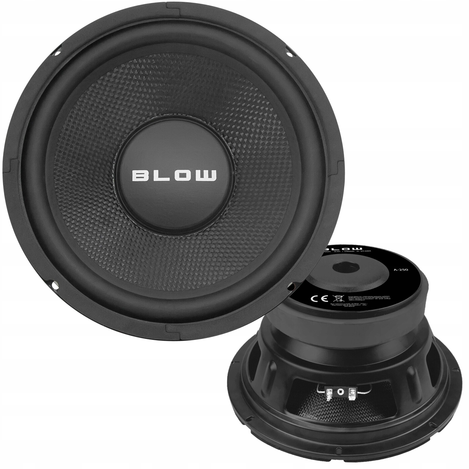 Výkonný Automobilový Basový Reproduktor 400W 8Ohm Woofer 10