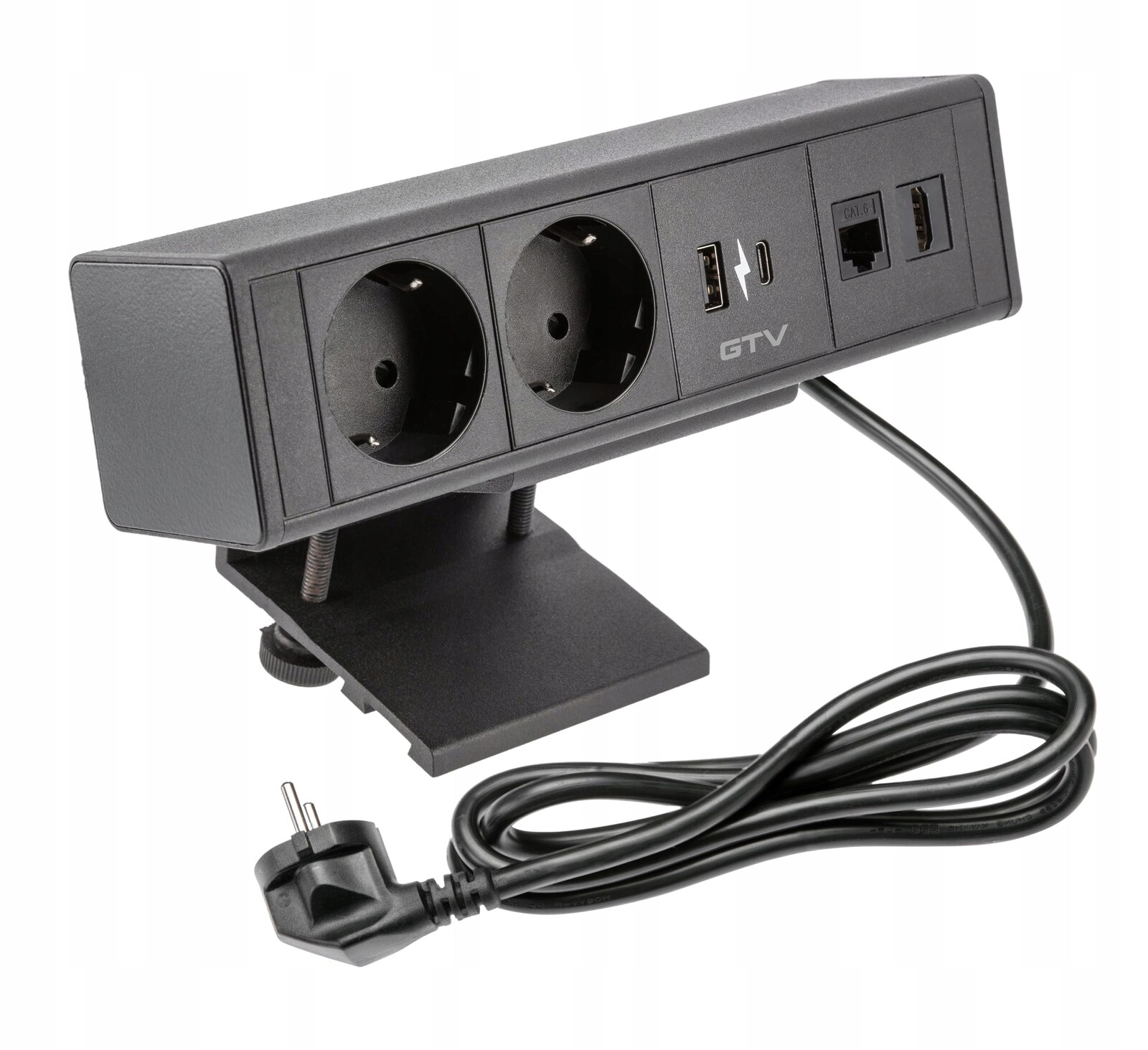 Gtv – Nábytková zásuvka bar, 2 x zásuvka Schuko