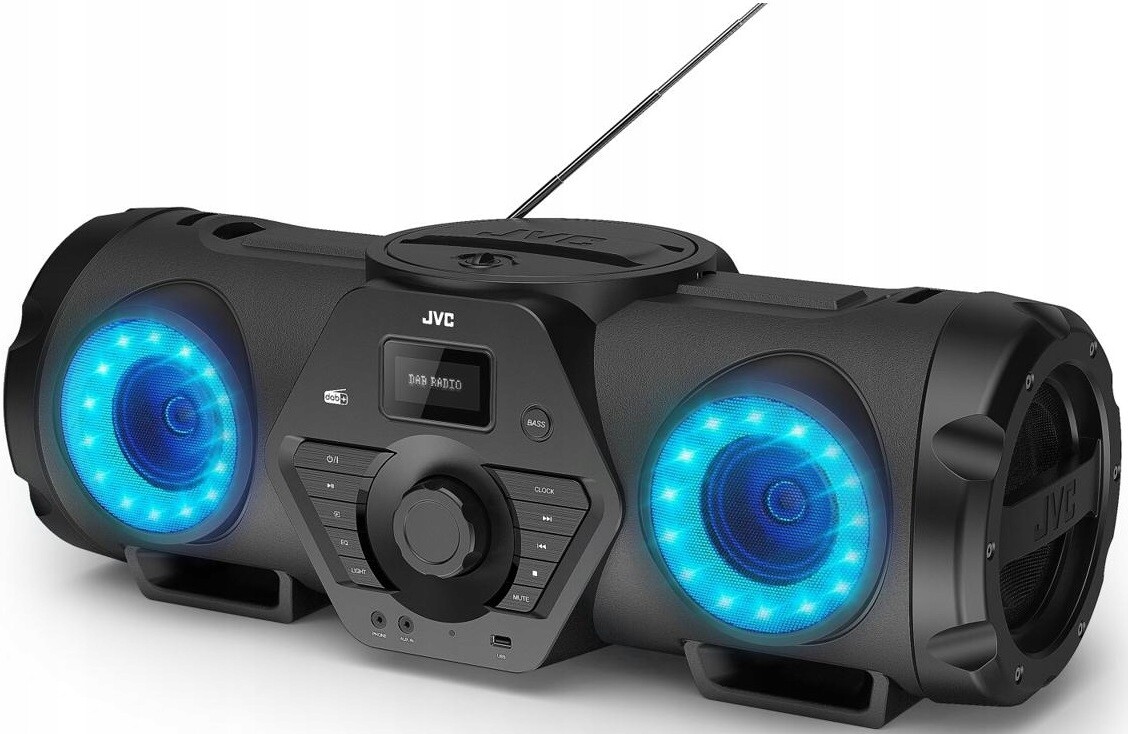 Radiopřijímač Jvc RV-NB300DAB Bluetooth černý