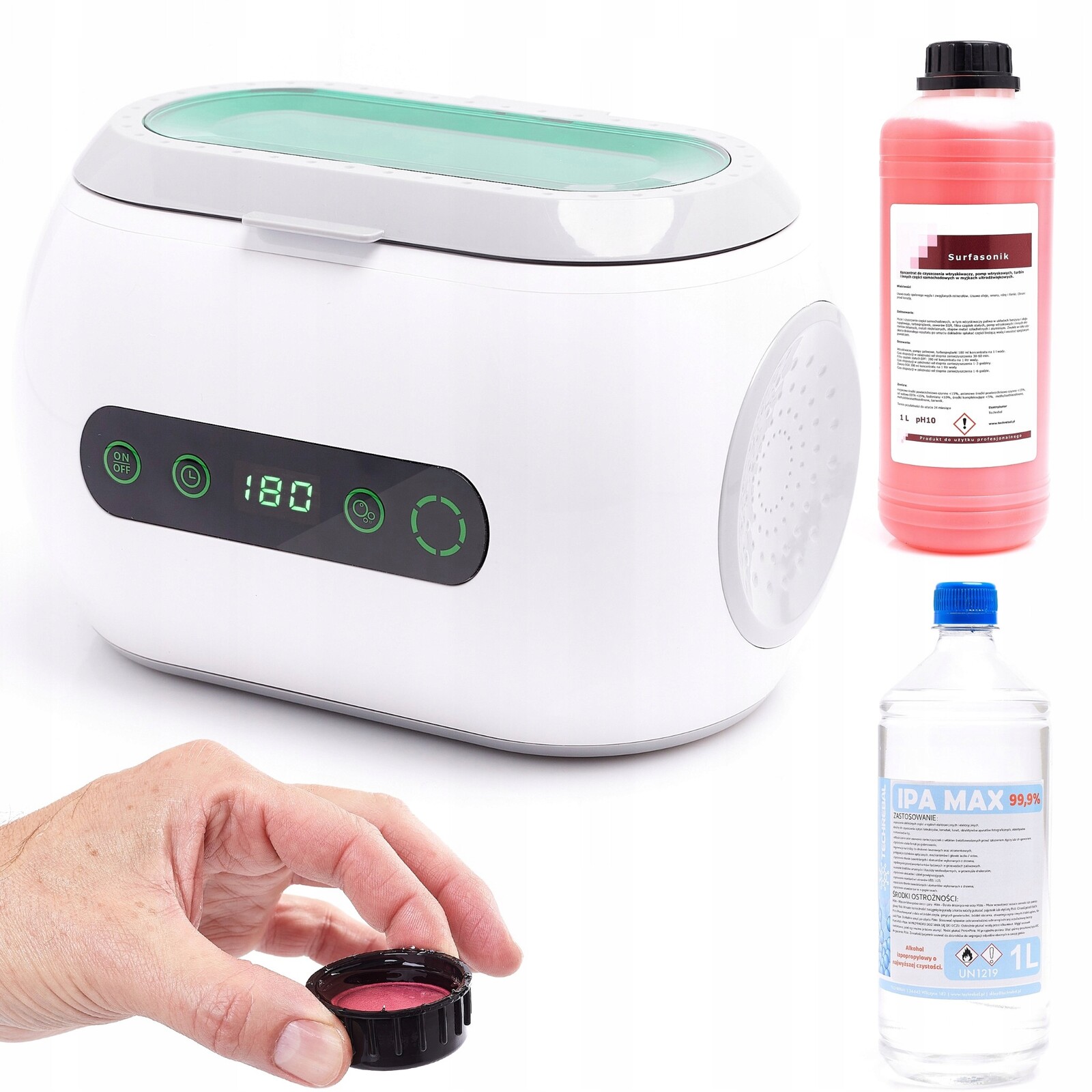 Ultrazvuková Myčka 9600B 600 ML (0,6 L) 35 W Pro Elektroniku A Mytí Dílů