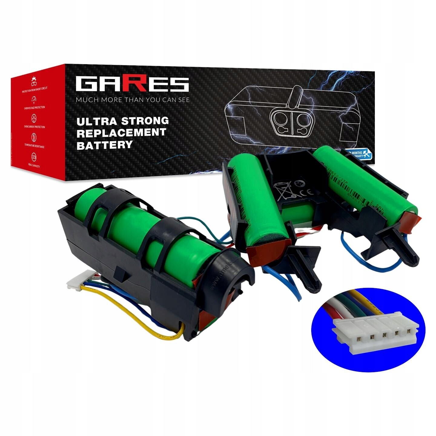 Akumulátor Gares pro Electrolux ZB13ER 18V 2,5Ah