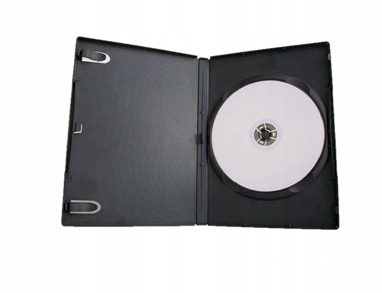 Krabice DVD x 1 na disky 7 mm Černé 100 kusů Hq