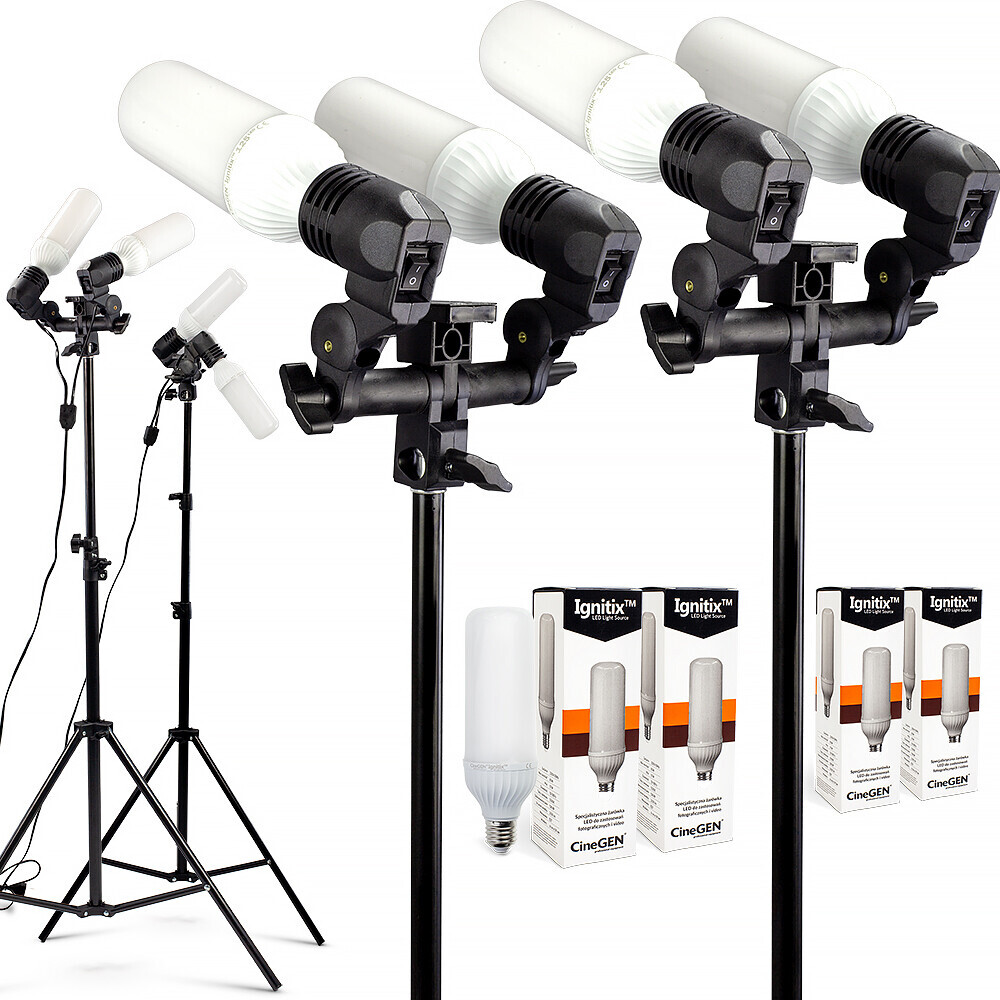 Sada studiových lamp 4x 85W Led CU02